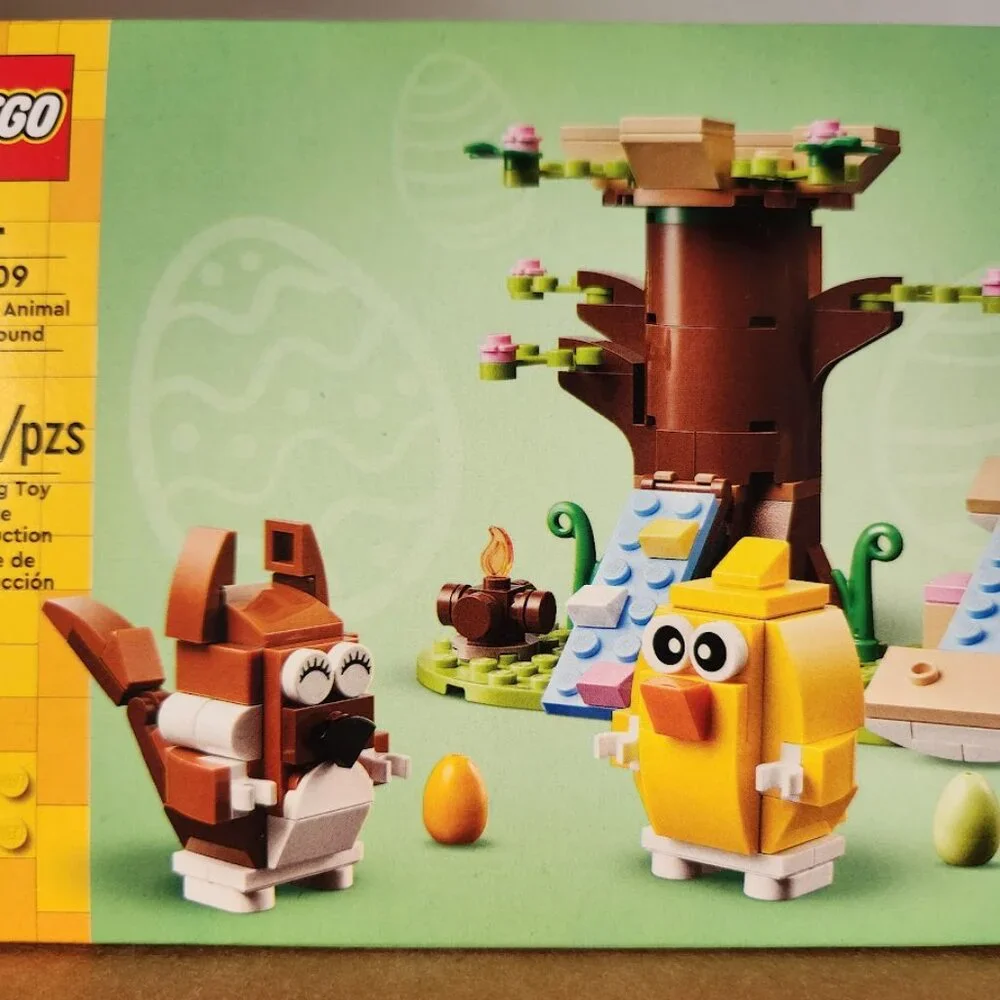 New LEGO Spring Animal Playground Building Toy Set Squirrel Chick Bird Figure 40